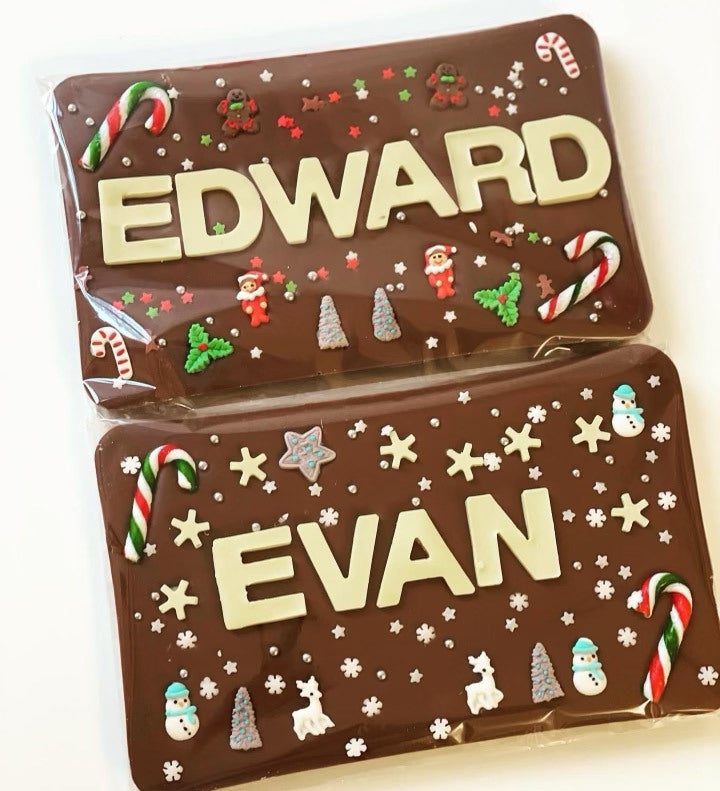 Personalised sales chocolate bars